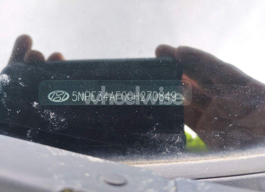 Photo 9 of 2016 Hyundai Sonata SPORT (VIN 5NPE34AF0GH270849)