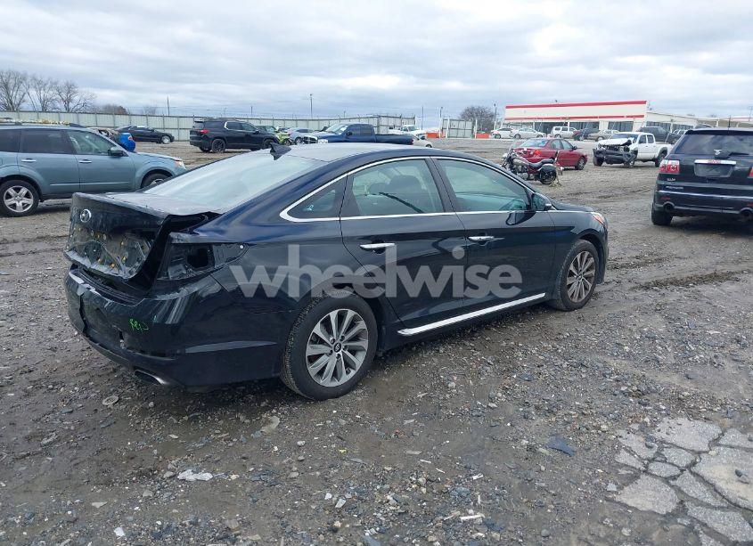 Photo 4 of 2016 Hyundai Sonata SPORT (VIN 5NPE34AF0GH281026)