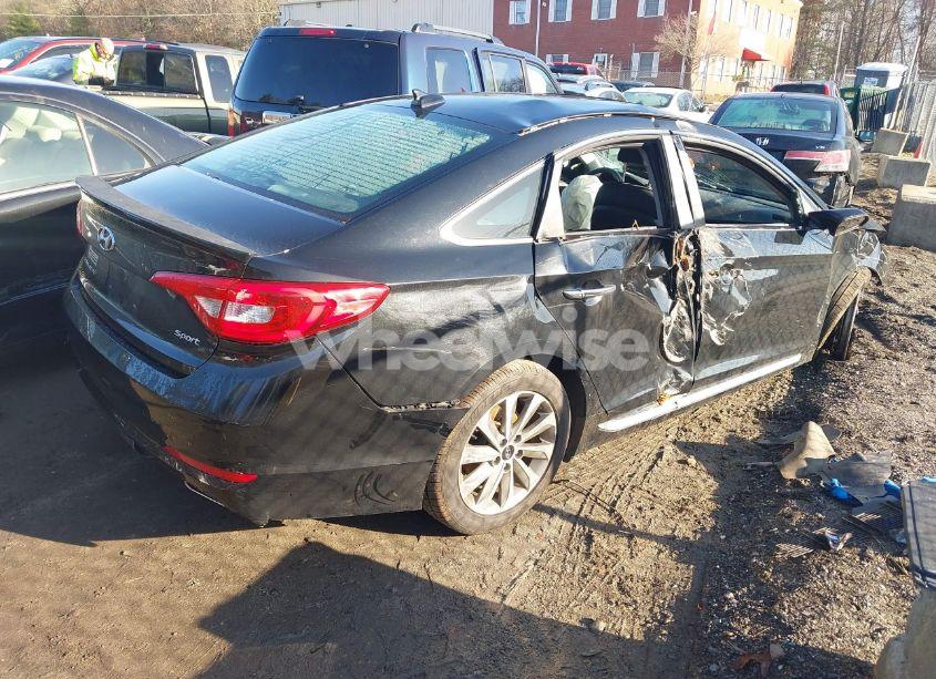 Photo 4 of 2016 Hyundai Sonata SPORT (VIN 5NPE34AF0GH344741)