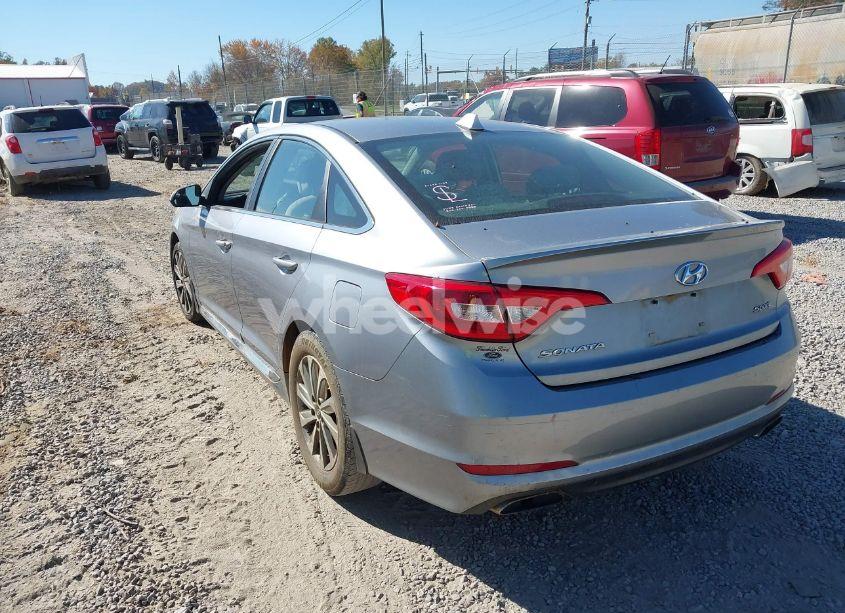 Photo 3 of 2016 Hyundai Sonata SPORT (VIN 5NPE34AF0GH390649)