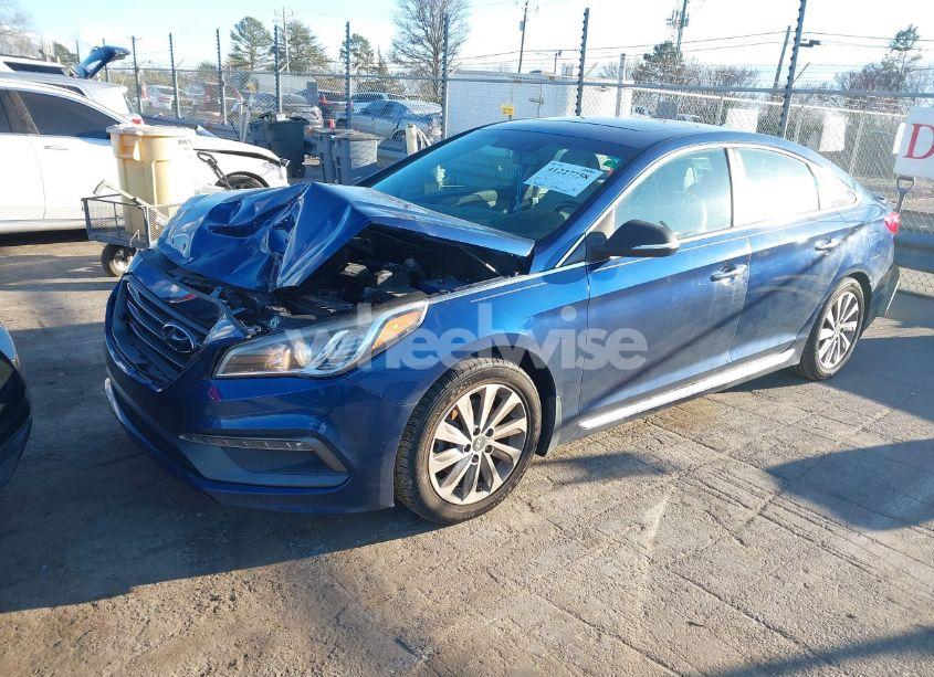 Photo 2 of 2017 Hyundai Sonata SPORT (VIN 5NPE34AF0HH493734)
