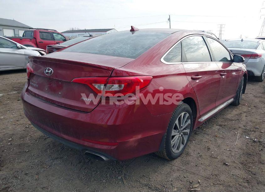 Photo 4 of 2016 Hyundai Sonata SPORT (VIN 5NPE34AF1GH293850)