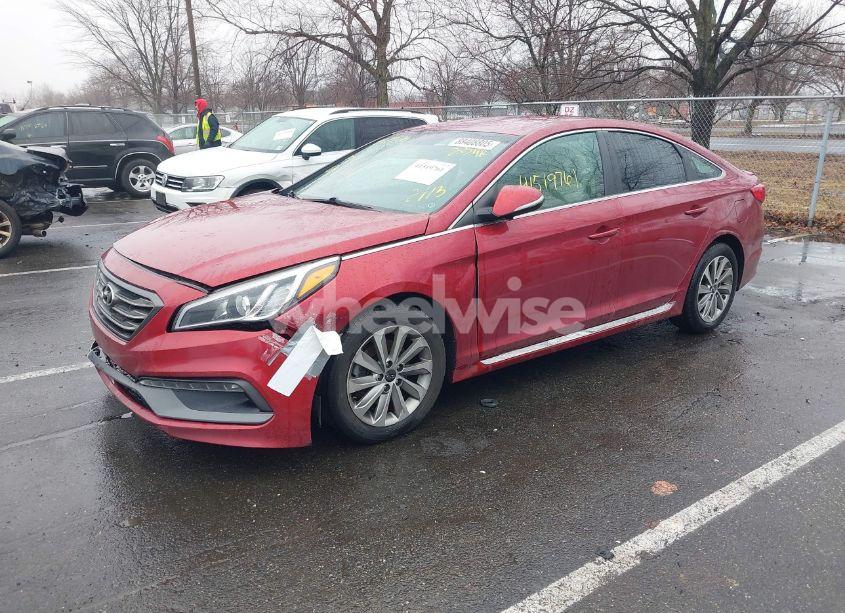Photo 2 of 2016 Hyundai Sonata SPORT (VIN 5NPE34AF1GH389428)