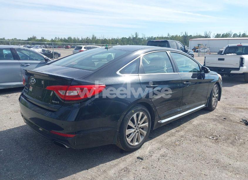 Photo 4 of 2016 Hyundai Sonata SPORT (VIN 5NPE34AF1GH406874)