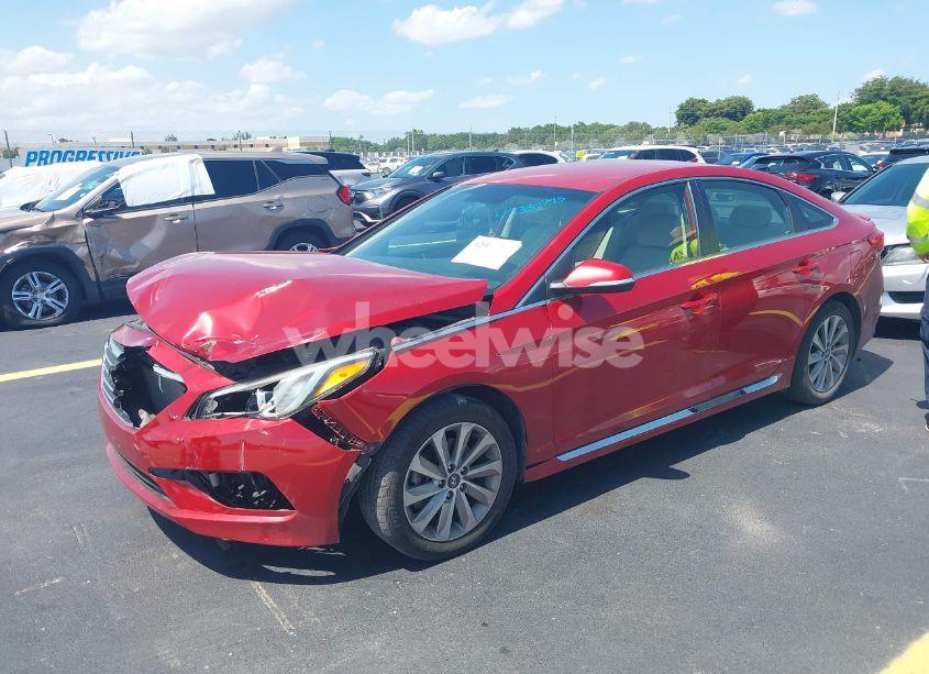 Photo 2 of 2017 Hyundai Sonata SPORT (VIN 5NPE34AF1HH466316)