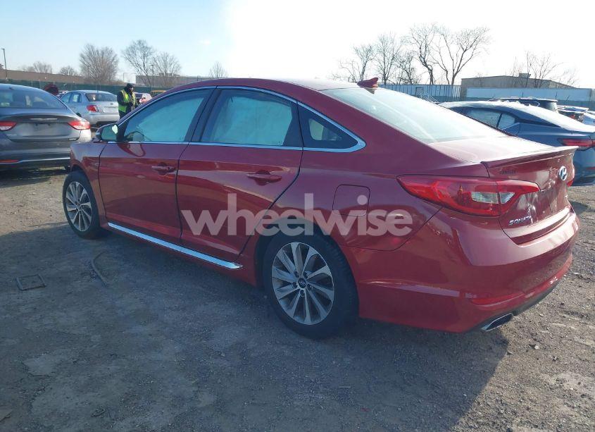 Photo 3 of 2017 Hyundai Sonata SPORT (VIN 5NPE34AF1HH482628)