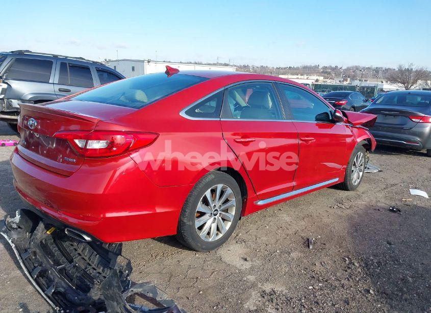 Photo 4 of 2017 Hyundai Sonata SPORT (VIN 5NPE34AF1HH482628)