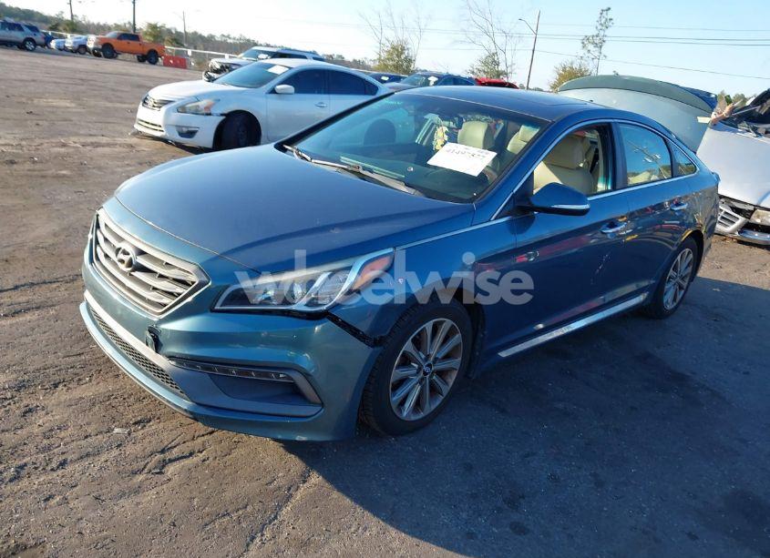 Photo 2 of 2017 Hyundai Sonata LIMITED (VIN 5NPE34AF1HH564343)