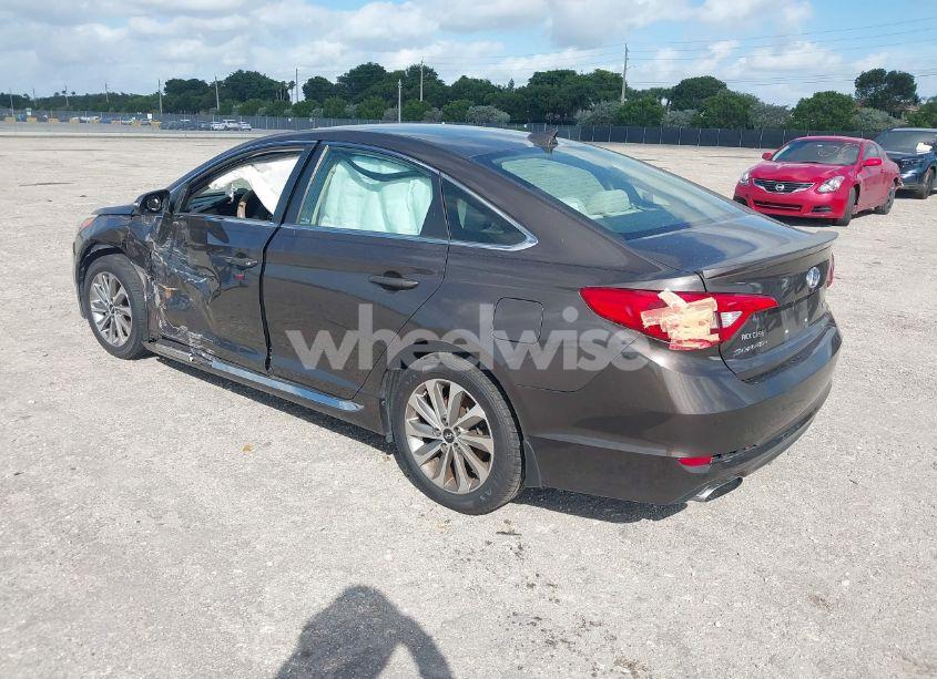 Photo 3 of 2017 Hyundai Sonata SPORT (VIN 5NPE34AF1HH565752)