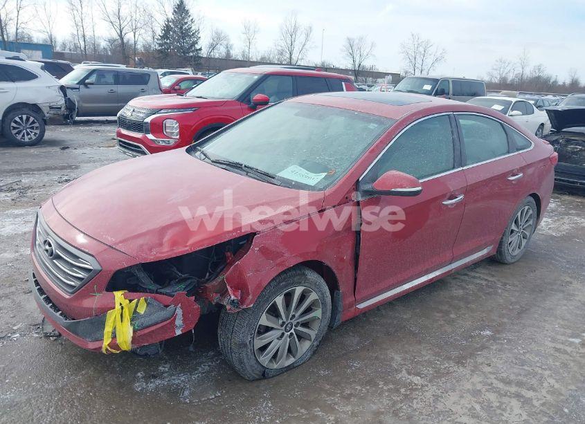 Photo 2 of 2017 Hyundai Sonata SPORT (VIN 5NPE34AF1HH579229)