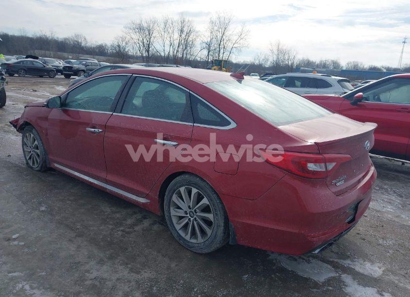 Photo 3 of 2017 Hyundai Sonata SPORT (VIN 5NPE34AF1HH579229)