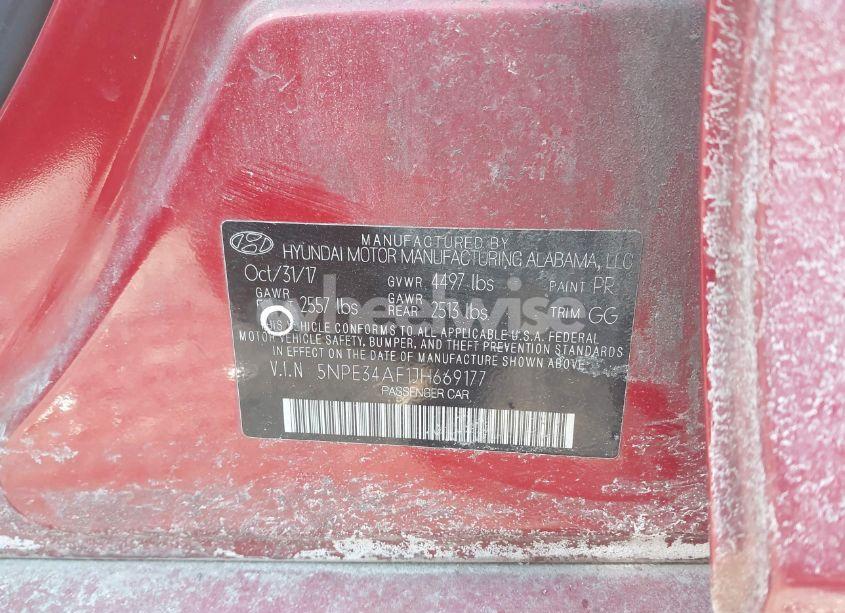 Photo 9 of 2018 Hyundai Sonata SEL (VIN 5NPE34AF1JH669177)