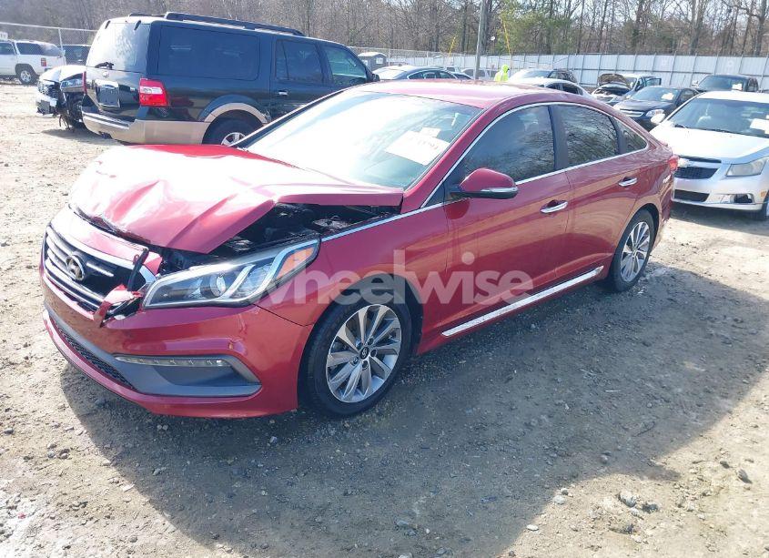 Photo 2 of 2015 Hyundai Sonata SPORT (VIN 5NPE34AF2FH106680)