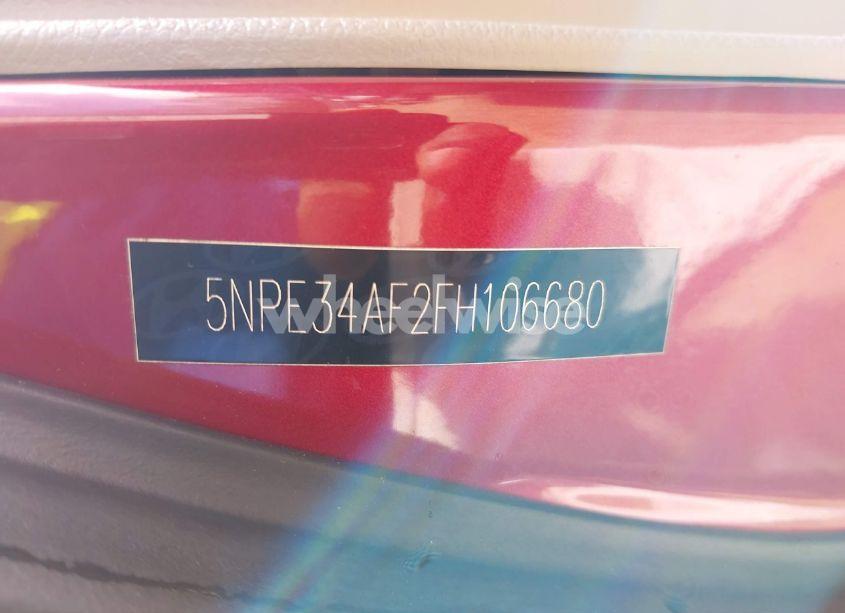 Photo 9 of 2015 Hyundai Sonata SPORT (VIN 5NPE34AF2FH106680)