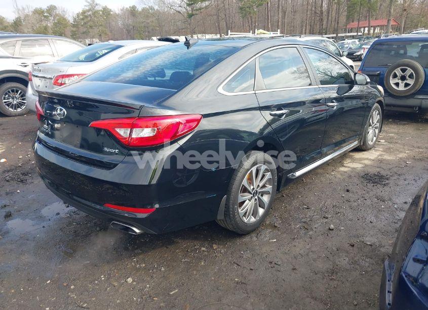 Photo 4 of 2016 Hyundai Sonata SPORT (VIN 5NPE34AF2GH423988)