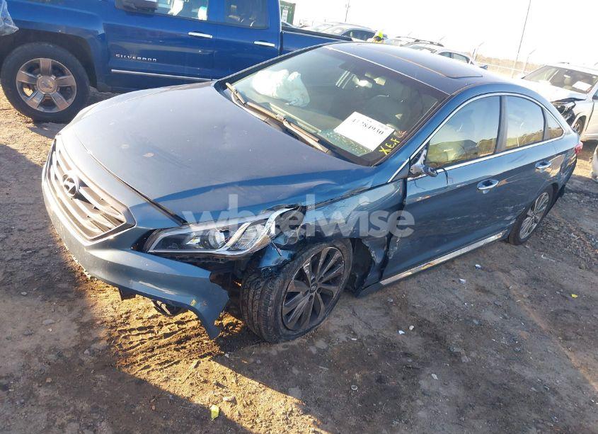 Photo 2 of 2016 Hyundai Sonata SPORT (VIN 5NPE34AF2GH428690)