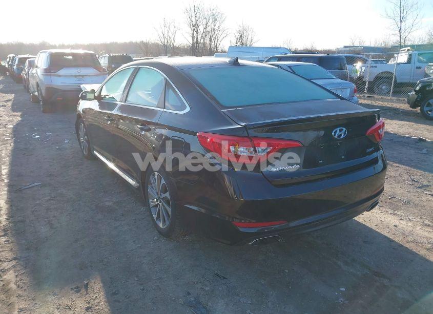 Photo 3 of 2017 Hyundai Sonata SPORT (VIN 5NPE34AF2HH552203)