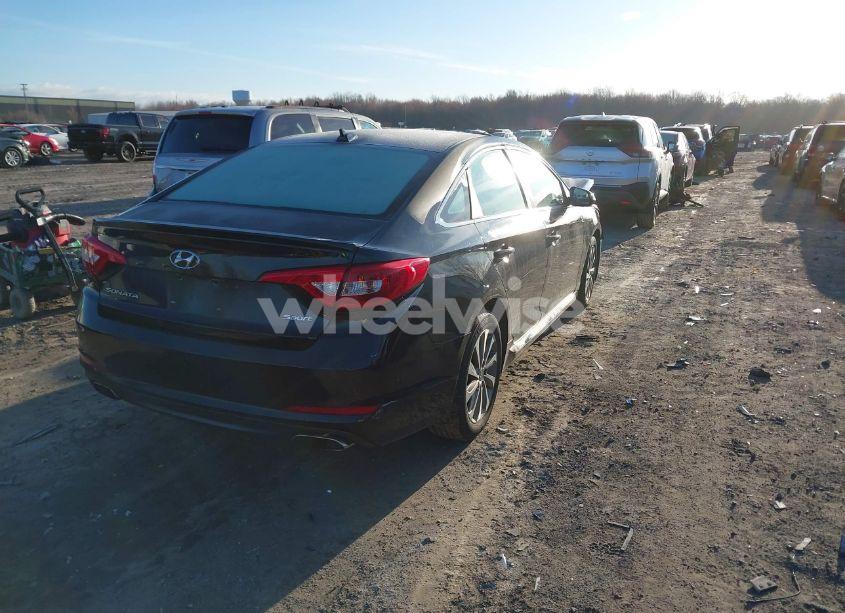 Photo 4 of 2017 Hyundai Sonata SPORT (VIN 5NPE34AF2HH552203)