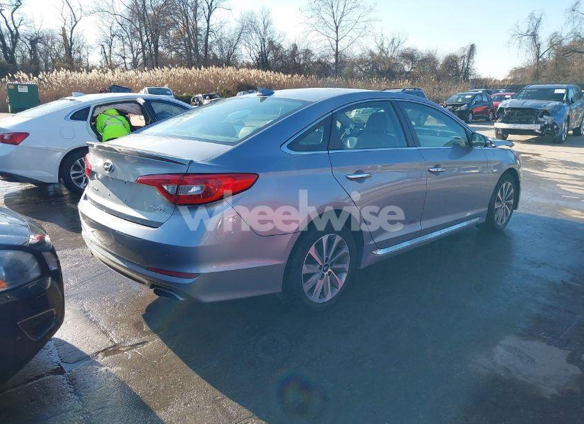 Photo 4 of 2016 Hyundai Sonata SPORT (VIN 5NPE34AF3GH343843)