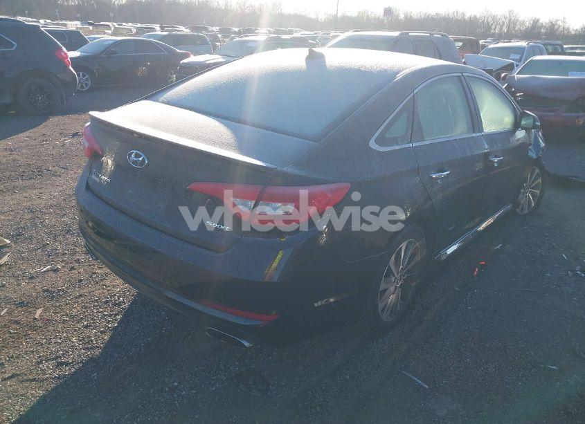 Photo 4 of 2016 Hyundai Sonata SPORT (VIN 5NPE34AF3GH430741)