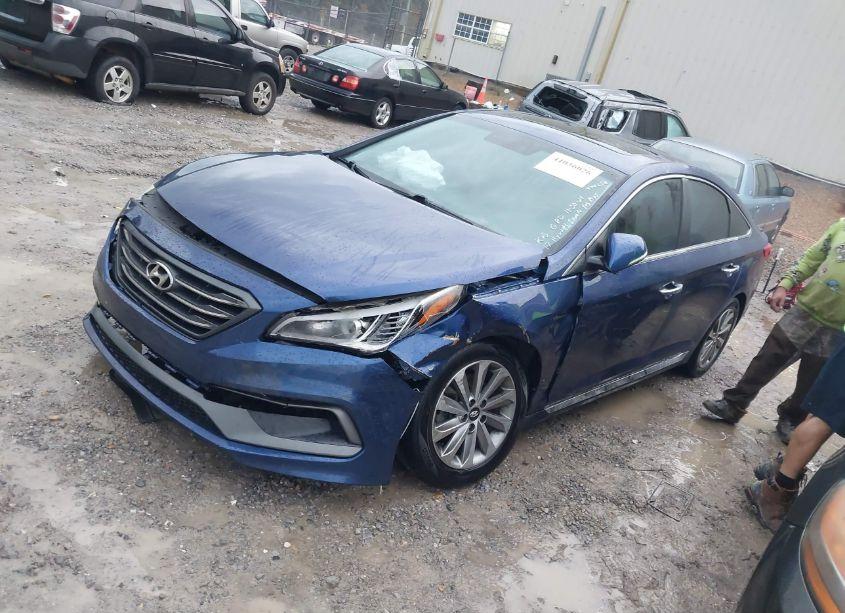 Photo 2 of 2017 Hyundai Sonata SPORT (VIN 5NPE34AF3HH474658)