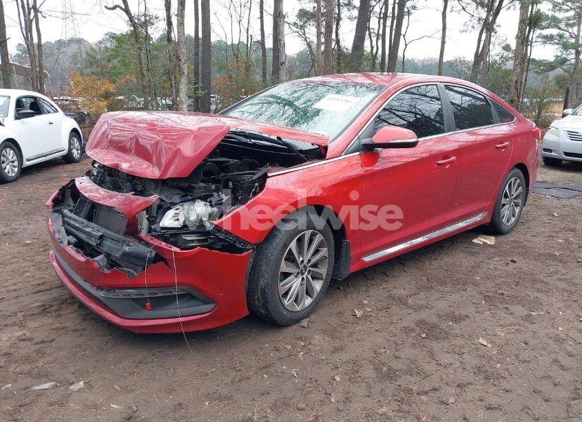 Photo 2 of 2017 Hyundai Sonata SPORT (VIN 5NPE34AF3HH505780)