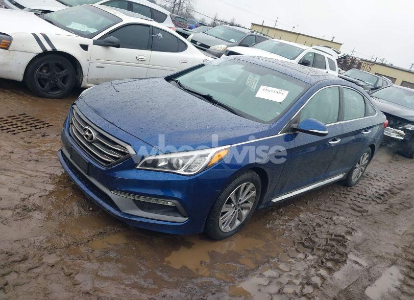 Photo 2 of 2017 Hyundai Sonata SPORT (VIN 5NPE34AF3HH527150)