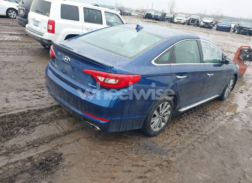 Photo 4 of 2017 Hyundai Sonata SPORT (VIN 5NPE34AF3HH527150)
