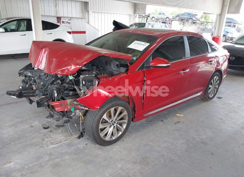Photo 2 of 2017 Hyundai Sonata SPORT (VIN 5NPE34AF3HH551836)