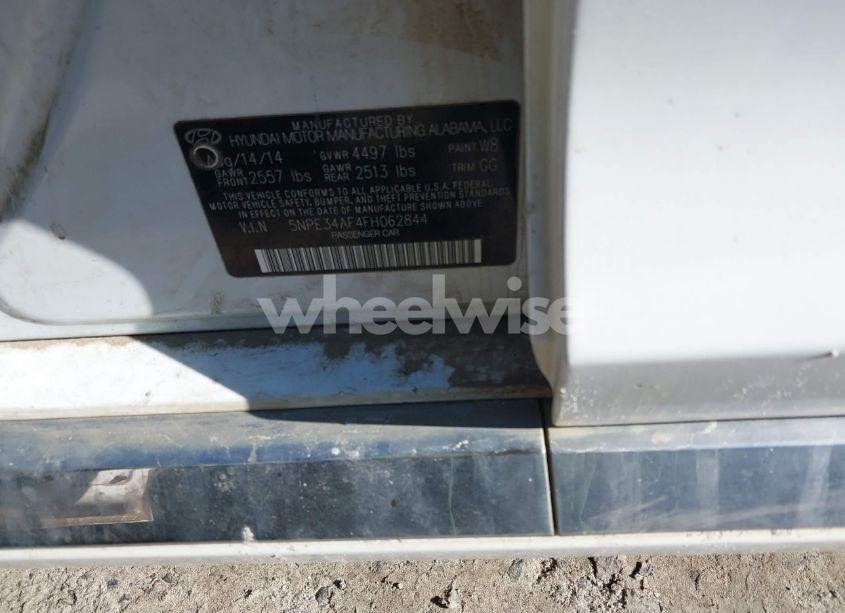 Photo 9 of 2015 Hyundai Sonata LIMITED (VIN 5NPE34AF4FH062844)