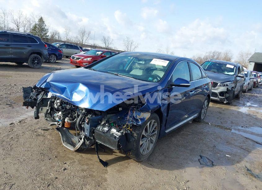 Photo 2 of 2016 Hyundai Sonata SPORT (VIN 5NPE34AF4GH339543)