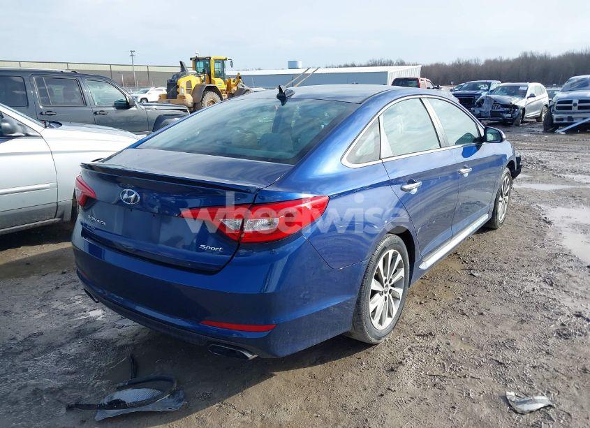 Photo 4 of 2016 Hyundai Sonata SPORT (VIN 5NPE34AF4GH339543)