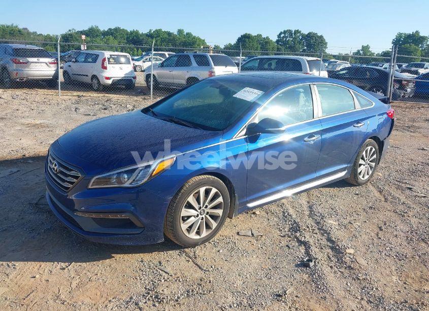 Photo 2 of 2016 Hyundai Sonata SPORT (VIN 5NPE34AF4GH348145)