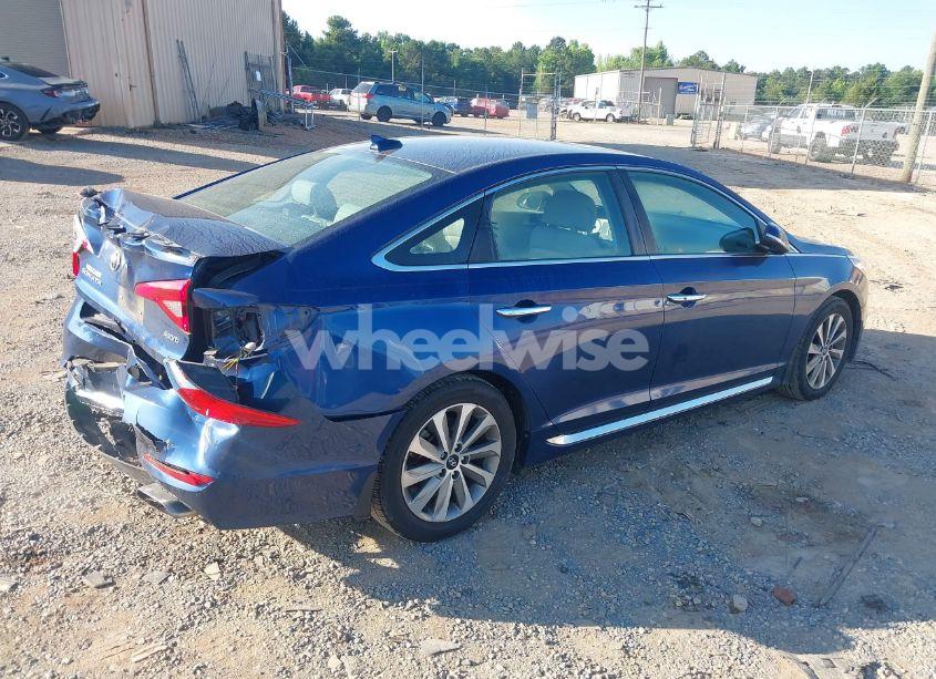 Photo 4 of 2016 Hyundai Sonata SPORT (VIN 5NPE34AF4GH348145)