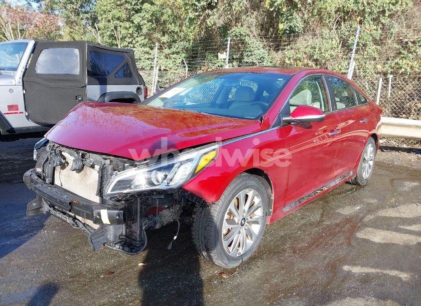 Photo 2 of 2016 Hyundai Sonata SPORT (VIN 5NPE34AF4GH423751)