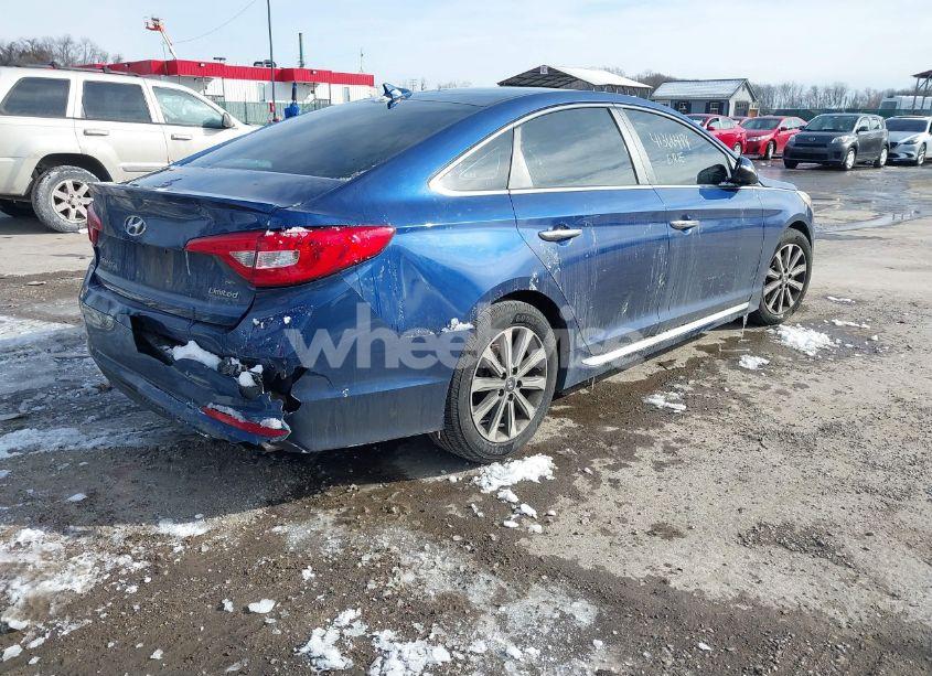 Photo 4 of 2017 Hyundai Sonata LIMITED (VIN 5NPE34AF4HH551845)