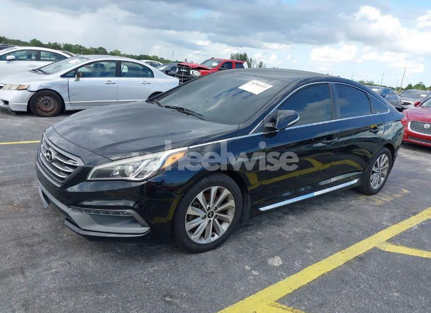 Photo 2 of 2017 Hyundai Sonata SPORT (VIN 5NPE34AF4HH557418)