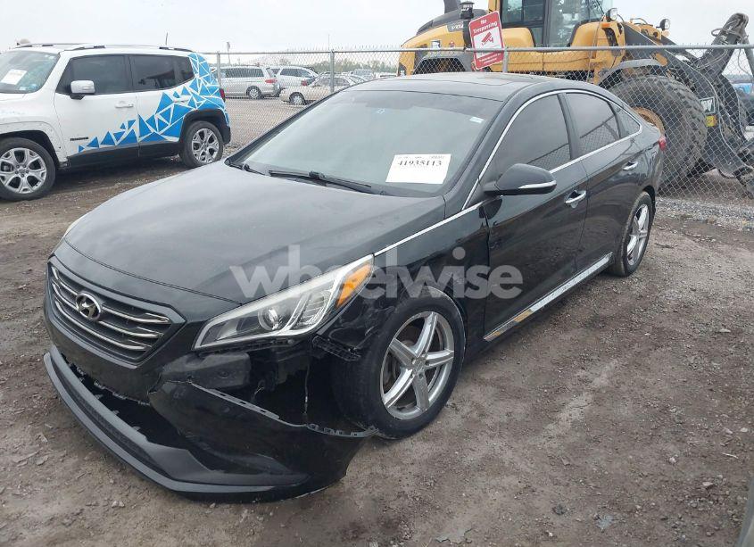 Photo 2 of 2017 Hyundai Sonata LIMITED (VIN 5NPE34AF4HH558925)