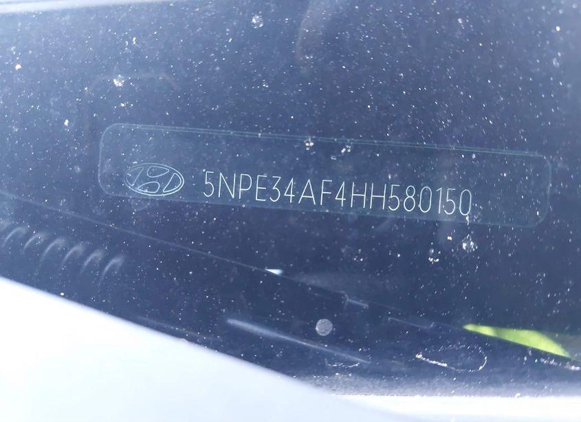 Photo 9 of 2017 Hyundai Sonata SPORT (VIN 5NPE34AF4HH580150)