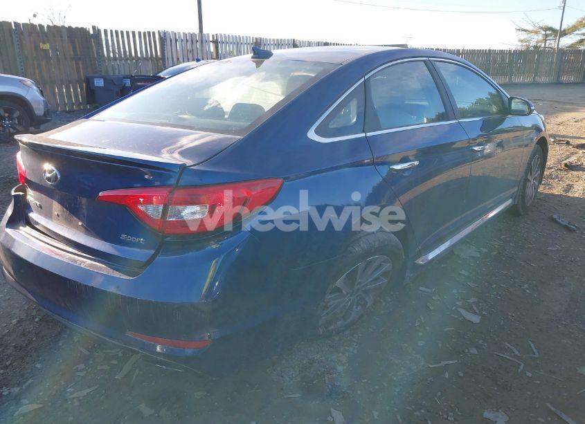 Photo 4 of 2015 Hyundai Sonata SPORT (VIN 5NPE34AF5FH247727)