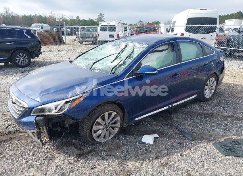 Photo 2 of 2016 Hyundai Sonata SPORT (VIN 5NPE34AF5GH297481)