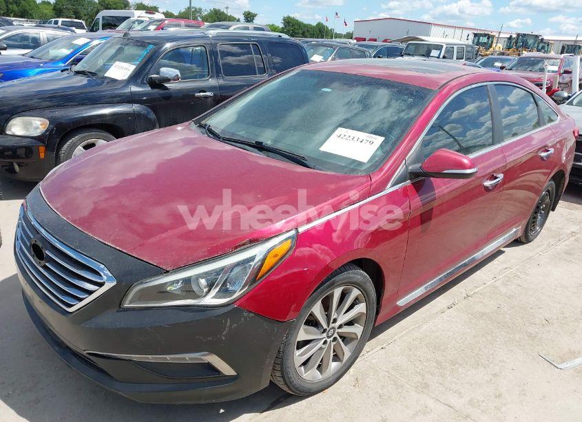 Photo 2 of 2016 Hyundai Sonata SPORT (VIN 5NPE34AF5GH418008)