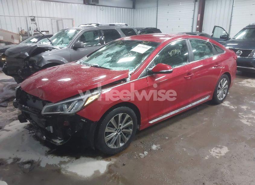 Photo 2 of 2017 Hyundai Sonata SPORT (VIN 5NPE34AF5HH447106)