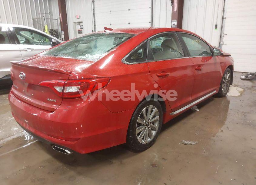 Photo 4 of 2017 Hyundai Sonata SPORT (VIN 5NPE34AF5HH447106)