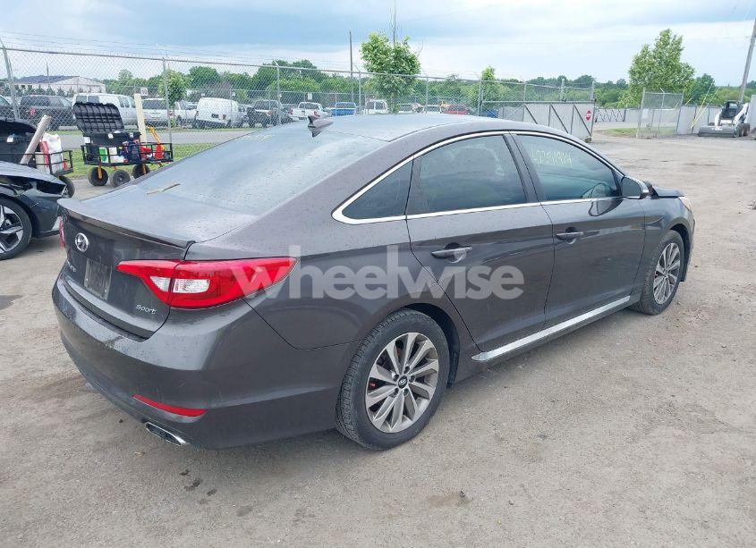 Photo 4 of 2017 Hyundai Sonata SPORT (VIN 5NPE34AF5HH459093)