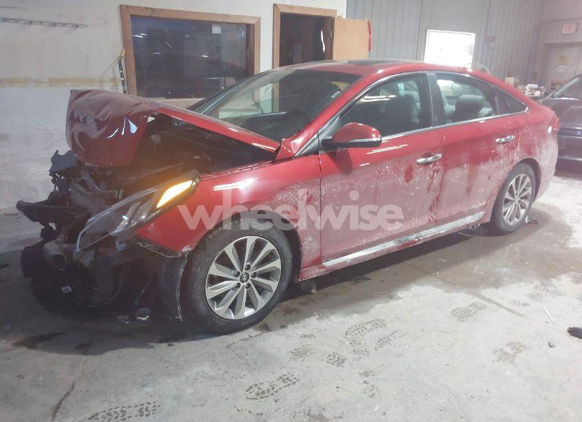 Photo 2 of 2017 Hyundai Sonata SPORT (VIN 5NPE34AF5HH591495)