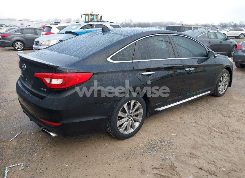 Photo 4 of 2016 Hyundai Sonata SPORT (VIN 5NPE34AF6GH381583)