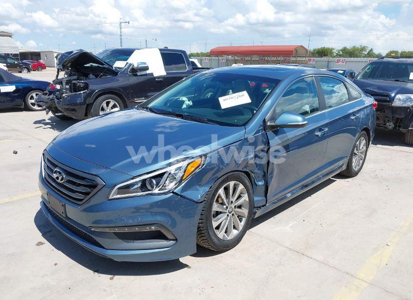 Photo 2 of 2017 Hyundai Sonata SPORT (VIN 5NPE34AF6HH550633)