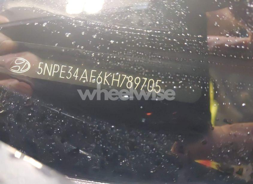 Photo 9 of 2019 Hyundai Sonata SEL (VIN 5NPE34AF6KH789705)