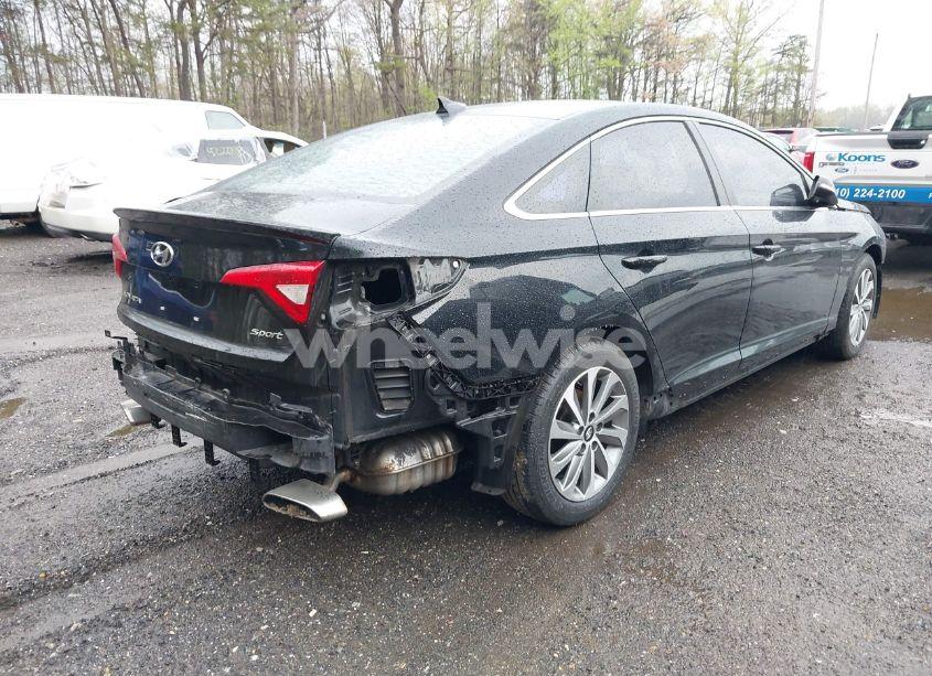 Photo 4 of 2016 Hyundai Sonata SPORT (VIN 5NPE34AF7GH320937)